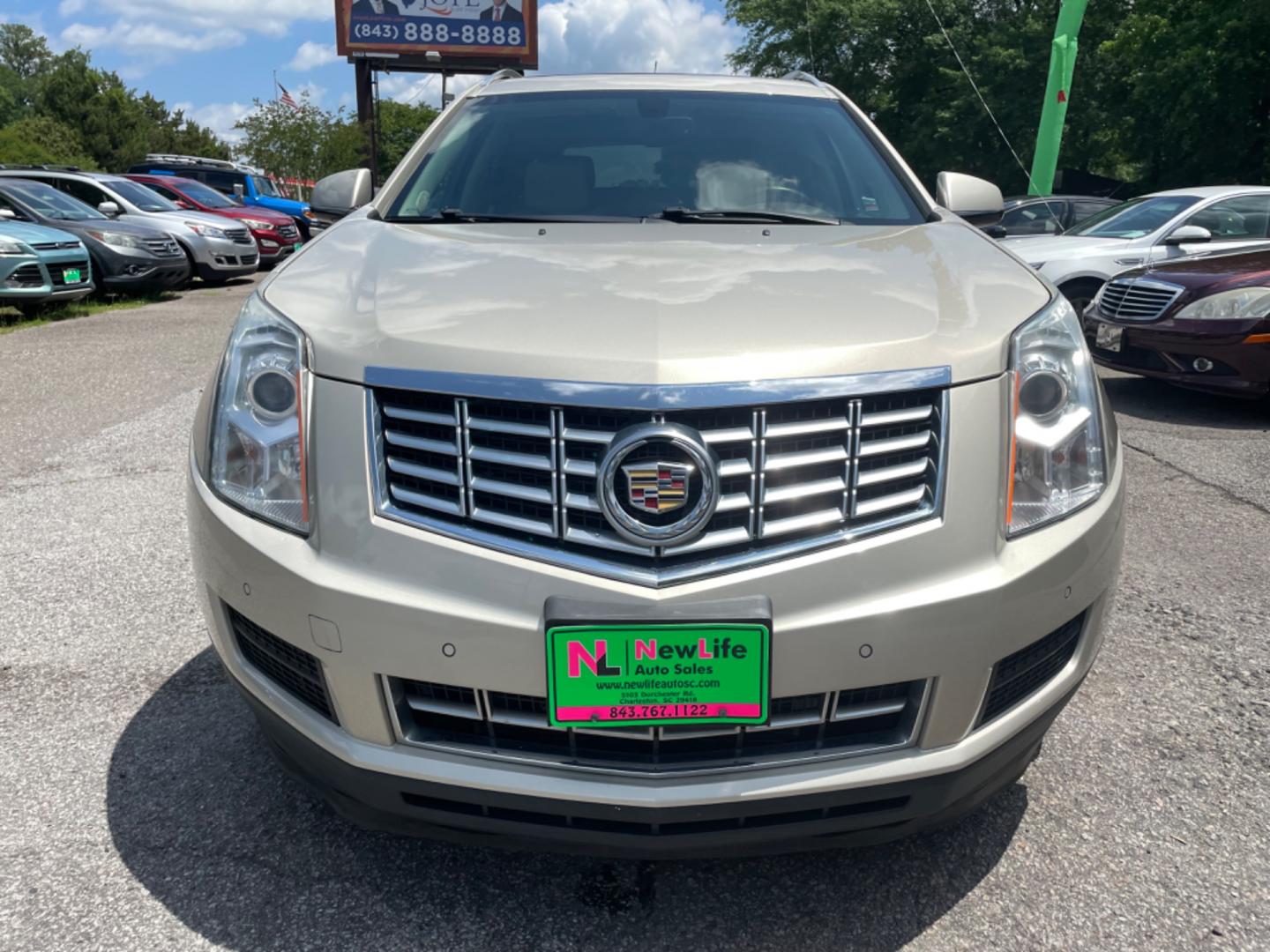 2016 SILVER CADILLAC SRX LUXURY COLLECTION (3GYFNEE33GS) with an 3.6L engine, Automatic transmission, located at 5103 Dorchester Rd., Charleston, SC, 29418-5607, (843) 767-1122, 36.245171, -115.228050 - Photo#1